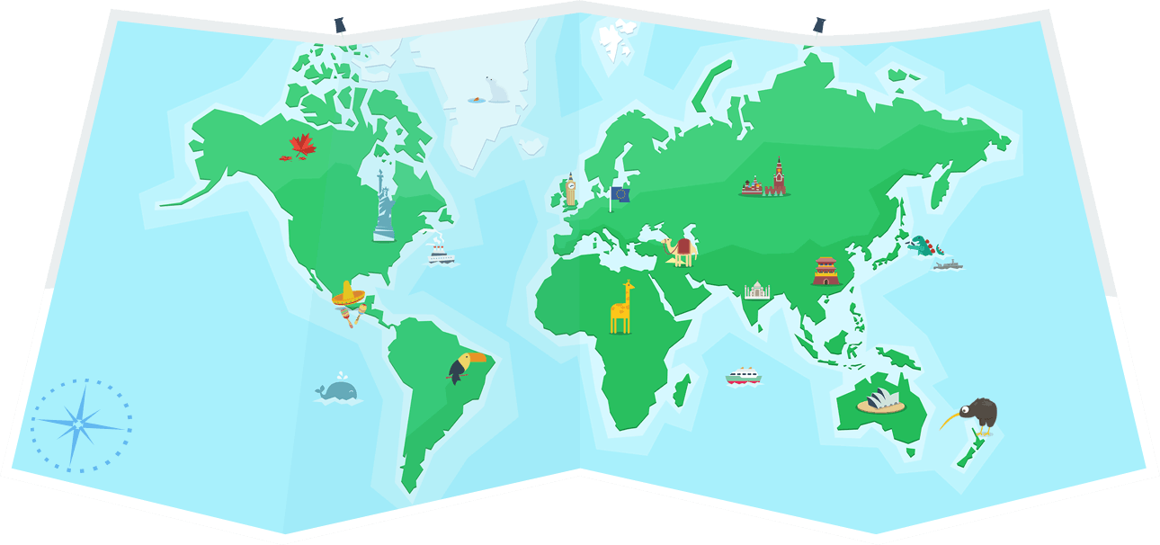 world packs map